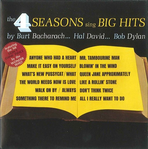 The 4 Seasons Sing Big Hits By Burt Bacharach... Hal David... Bob Dylan (1965)